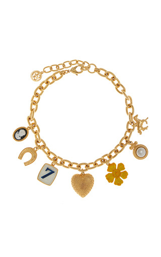 24K Gold-Plated Charm Necklace | Moda Operandi (Global)