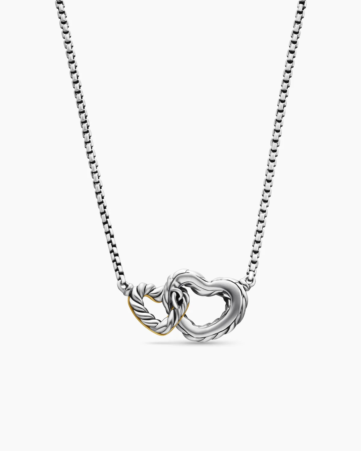 Cable Collectibles® Interlocking Heart Necklace | David Yurman