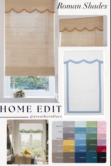 Home Decor/ Roman Shades/Trim colors/ LTKHome/ window Treatments/ woven 

#LTKstyletip #LTKover40 #LTKhome
