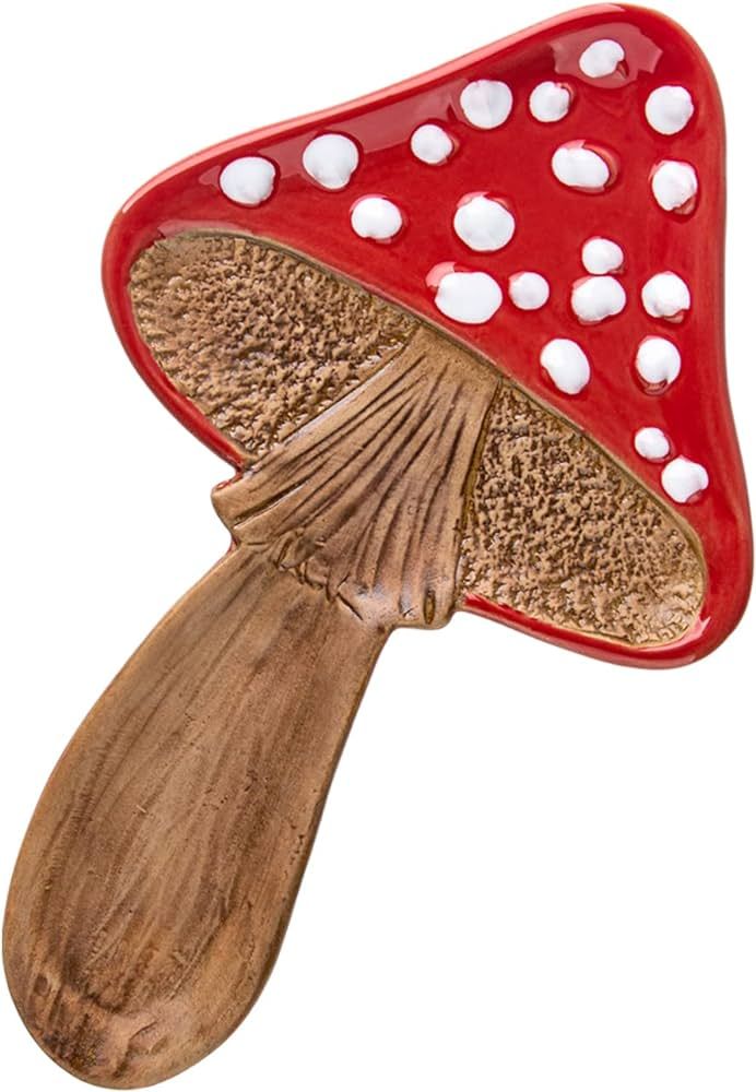 Spoon Rest Spoon Holder For Stove Top Cute Mushroom Spoon Rest For Kitchen Counter Ceramic Spatul... | Amazon (US)