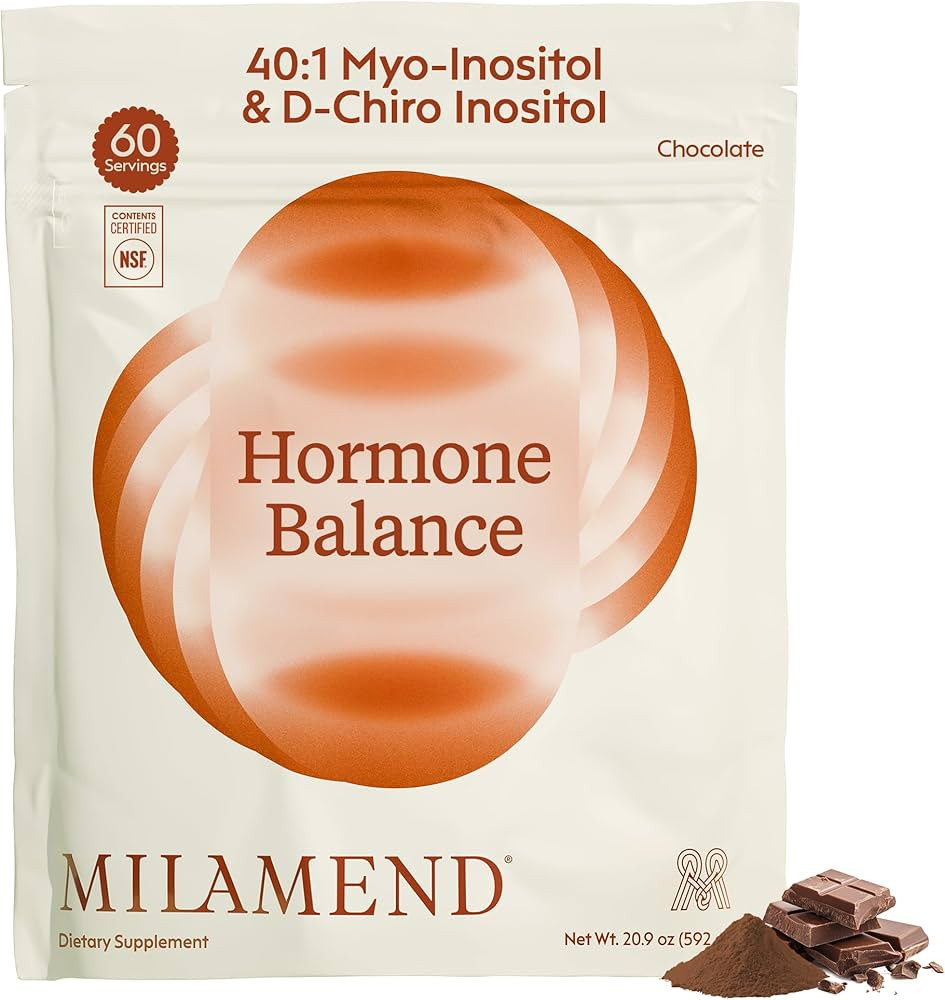 milamend Hormone Balance for Women 40:1 Myo-Inositol D-Chiro Inositol Supplement + CoQ10, ALA, & ... | Amazon (US)