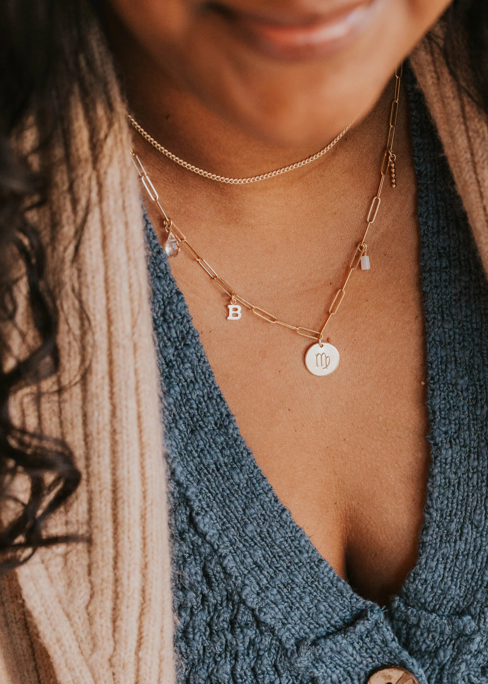 Evie Charm Necklace | Hello Adorn
