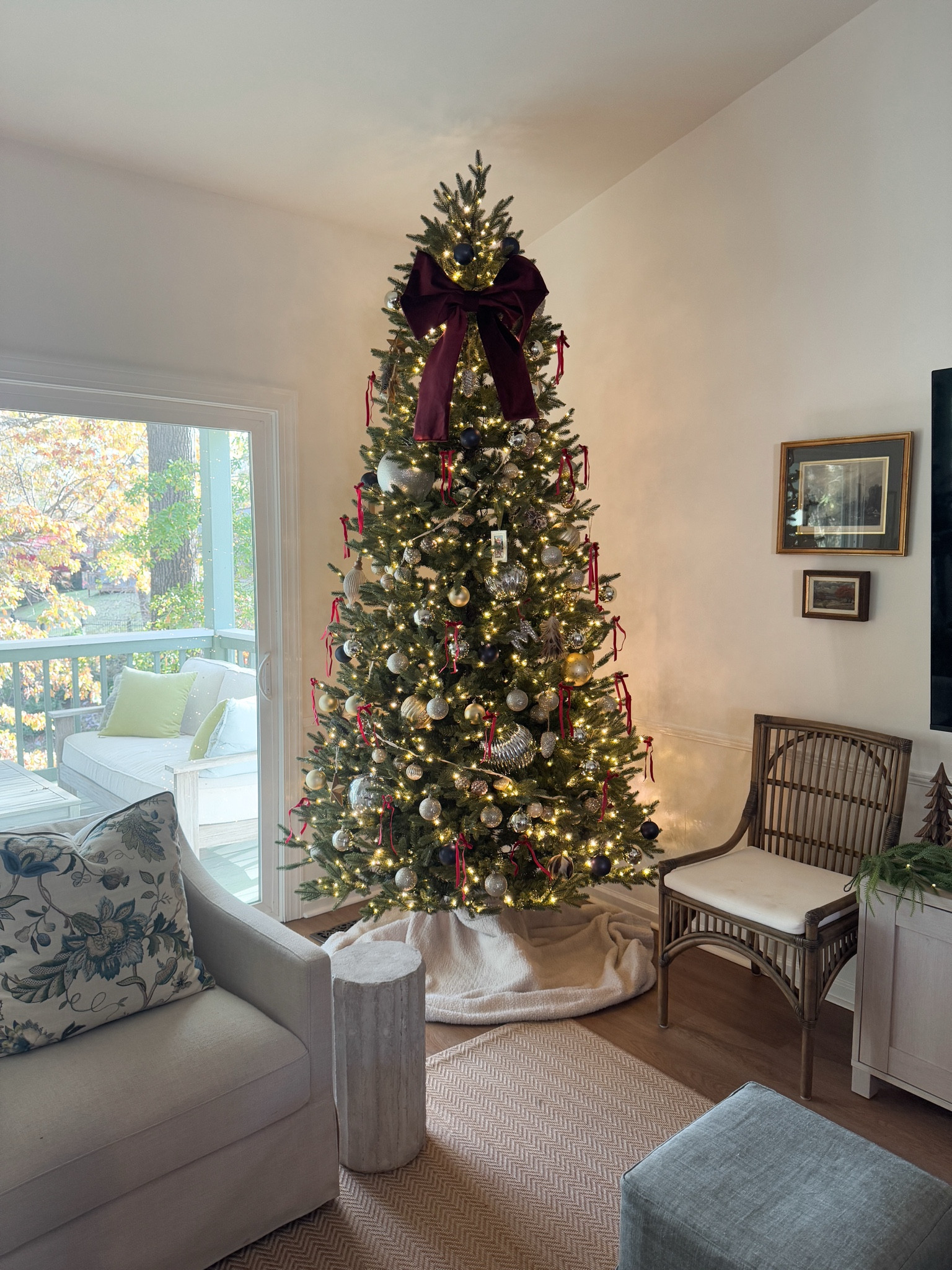 9 ft Jackson fir tree from Home Depot! So nice we bought it twice. Lake house decor and furniture linked. Love this neutral geometric rug. Price point is unbeatable. Indoor/outdoor rug. If used indoors,  get a rug pad. Linking my fave 1/4 inch thick rug pad from Amazon 

#LTKHome #LTKStyleTip #LTKHoliday