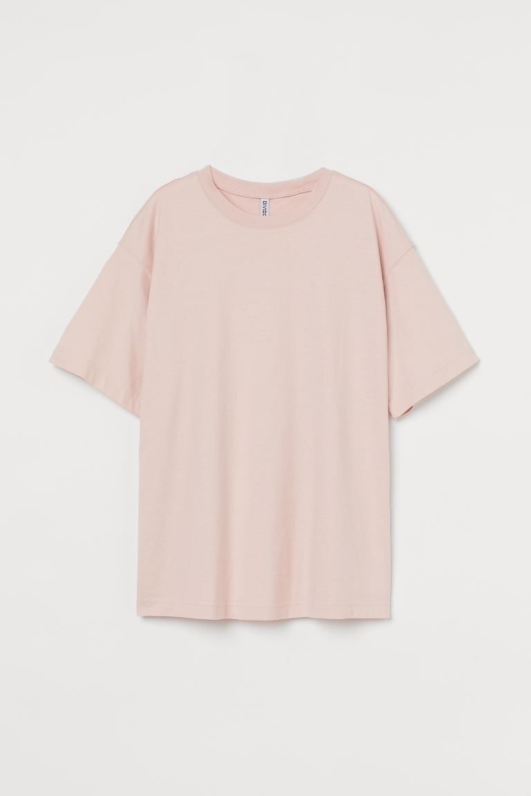 Wide-cut Cotton T-shirt | H&M (US + CA)