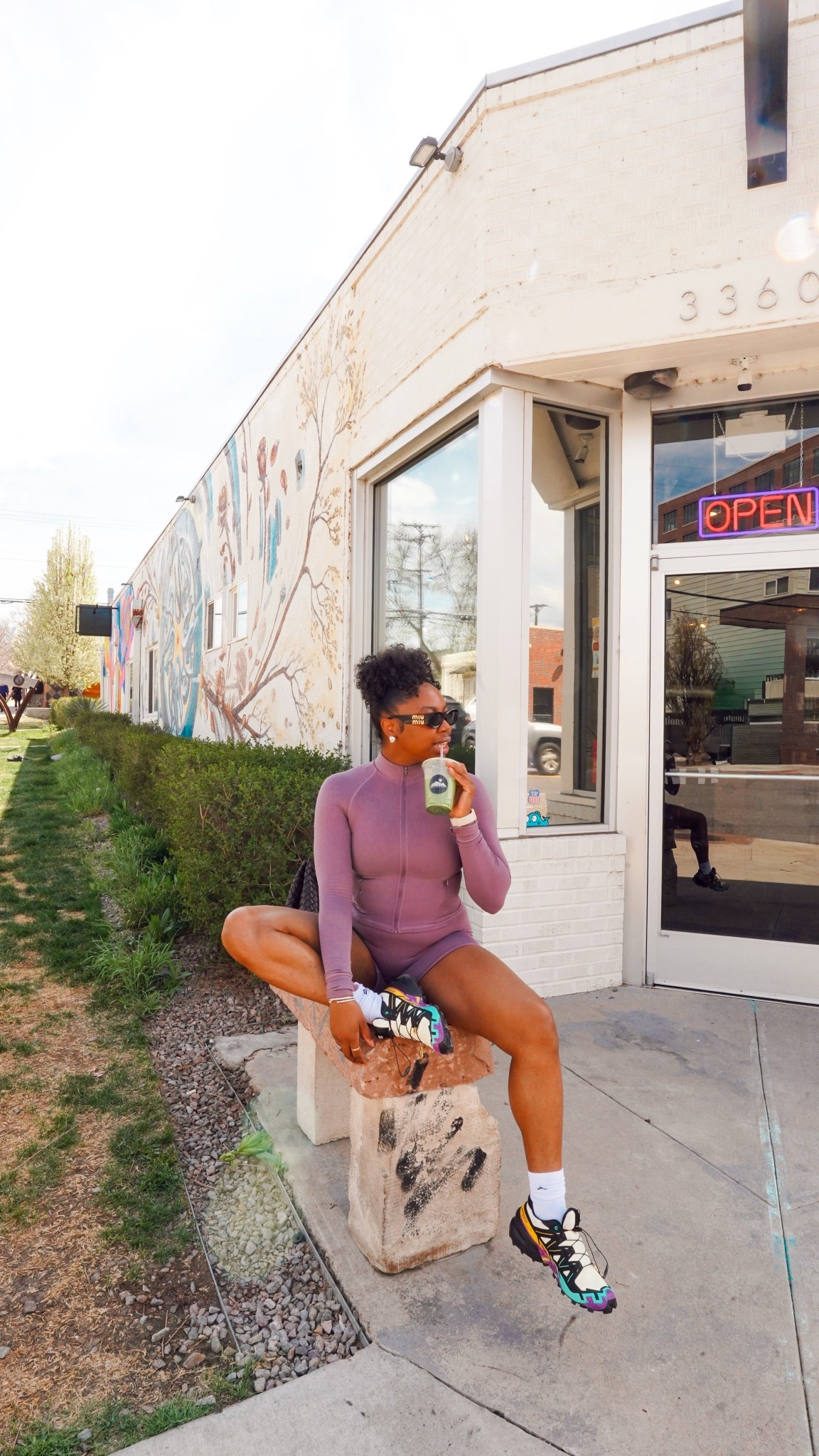 matcha run in my oner active soft motion set 


#LTKdayinmylife #LTKootd #LTKActive