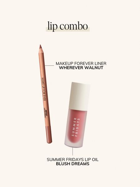 Makeup forever wherever walnut liner & Summer Fridays lip oil in blush dreams

#LTKMostLoved #LTKbeauty