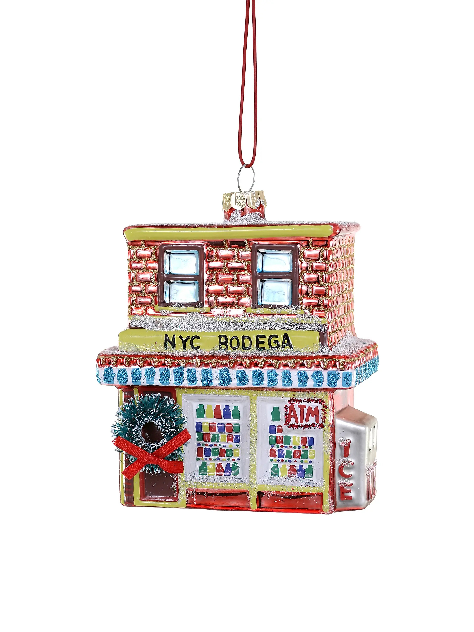 NYC Bodega Glass Ornament | Saks Fifth Avenue