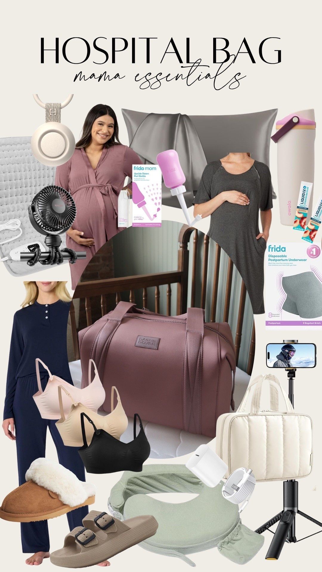 Hospital bag essentials for mama as a first time mom!! 

#LTKBaby #LTKmomlife #LTKgrwm