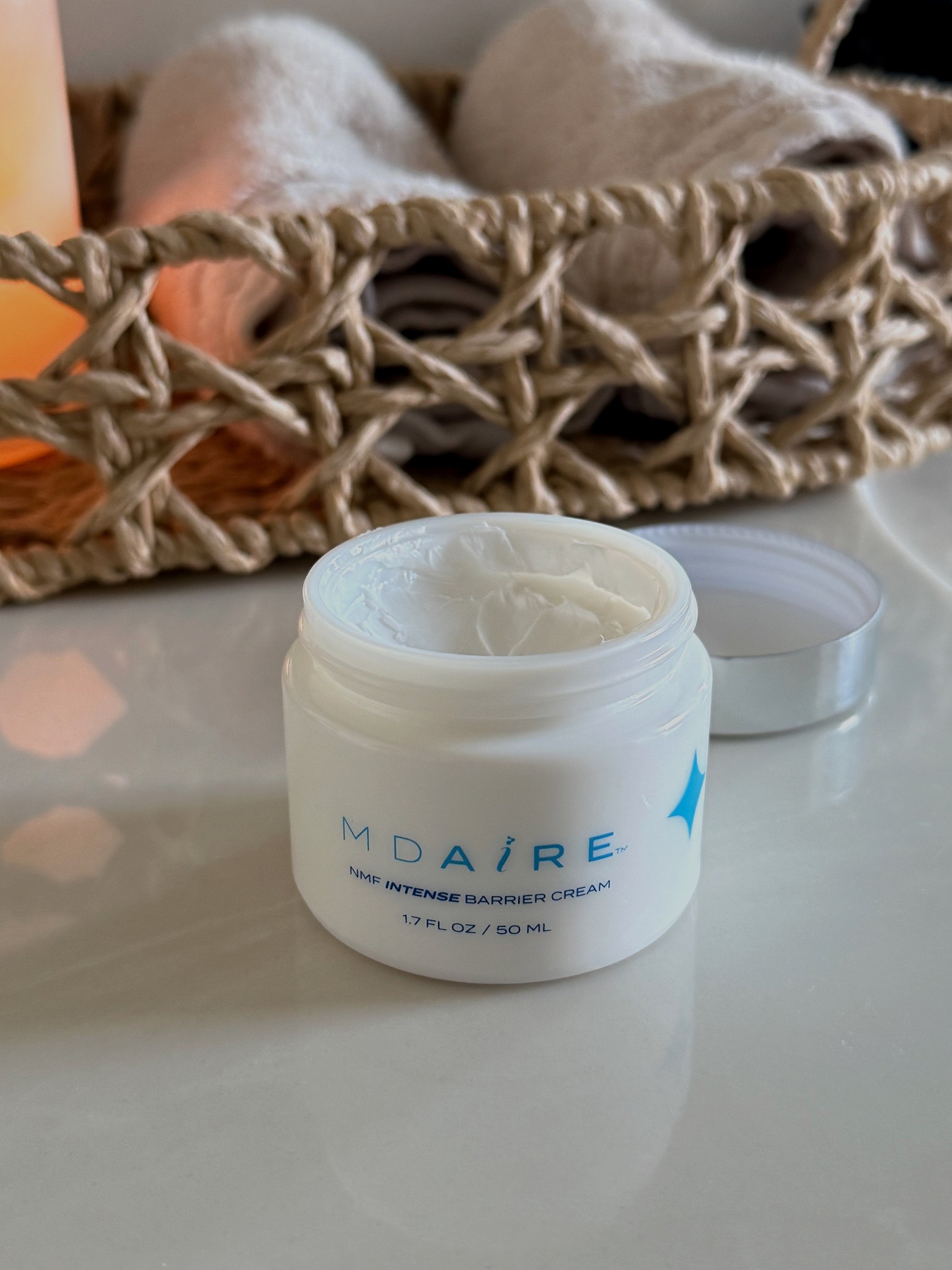 Turning 40 next month means investing in good skincare! @mdaire_skincare offers amazing products that show actual results! I’ve been using this Intense Barrier Cream & it’s soo hydrating & helps my dry skin during the winter months. It has 
Ceramide Complex: Restores the protective barrier of the skin. Hydrates from within
Hyaluronic Acid: Hydrates and Plumps the Skin
Beta Glucan: Antioxidant that strengthens the skin barrier and minimizes trans-epidermal water loss.
Peptide Complex: Stimulates Collagen and Elastin Synthesis for smoother tighter skin
Try this and some of their other amazing products I’ve linked!! 
#ad #sponsored 

#LTKgrwm #LTKBeauty