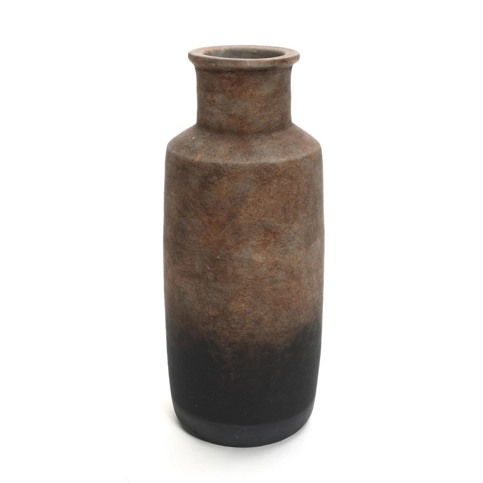 Joss & Main  Rockport Brown Ombre Terracotta Narrow 14.8-Inch Tall Vase & Reviews | Wayfair | Wayfair North America