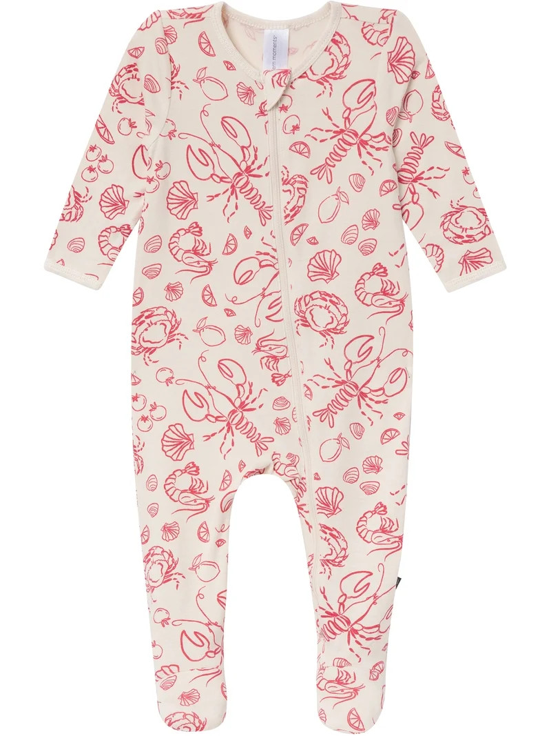 Modern Moments by Gerber Baby Neutral Viscose Patriotic Americana Sleep \u00b4N Play Footed Pajam... | Walmart (US)