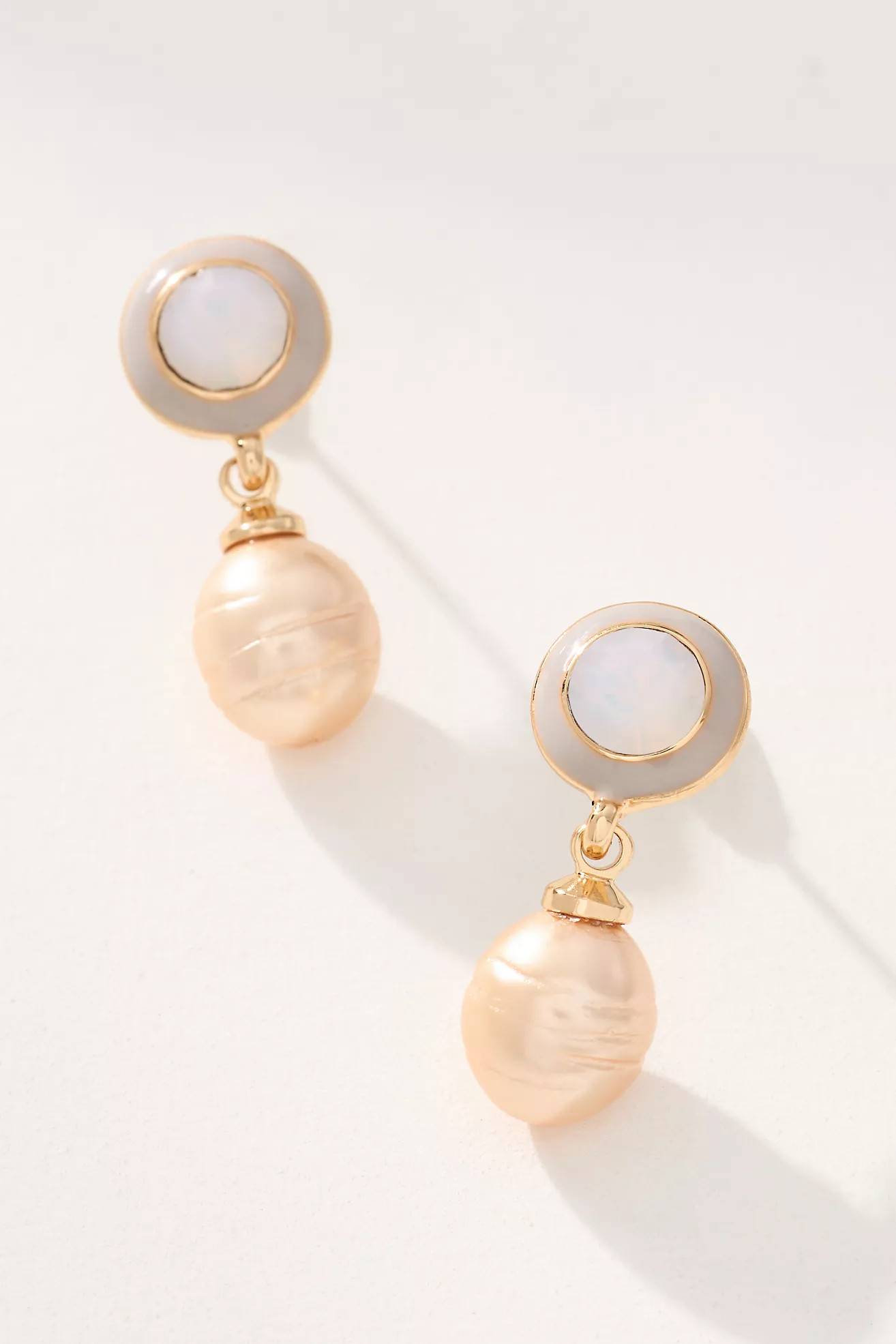 Dainty Pearl Drop Earrings | Anthropologie (US)