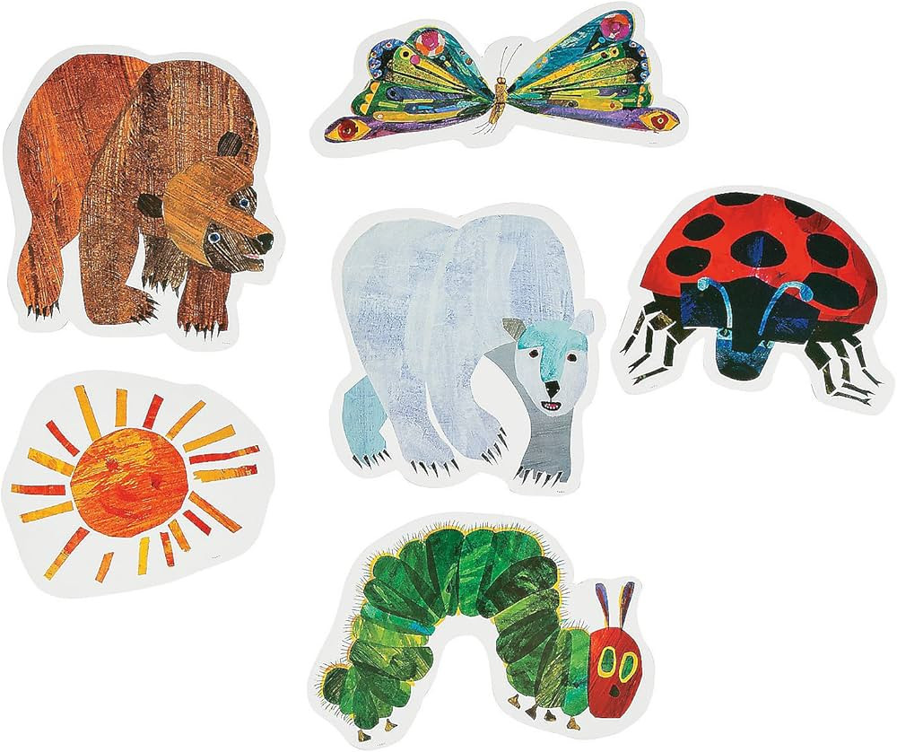 Jumbo The World of Eric Carle™ Cutouts - Educational - Classroom Decorations - Bulletin Board D... | Amazon (US)