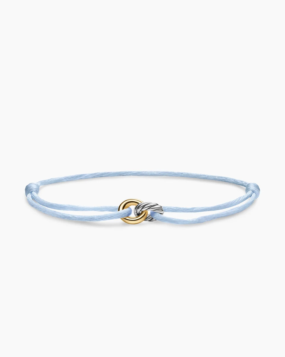 David Yurman | Sculpted Cable Linked Cord Bracelet with Sterling Silver and 14K Yellow Gold, 8.7m... | David Yurman