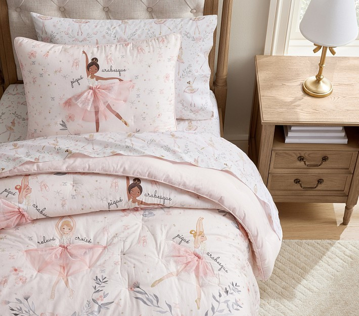 Ballerina Comforter & Shams | Pottery Barn Kids