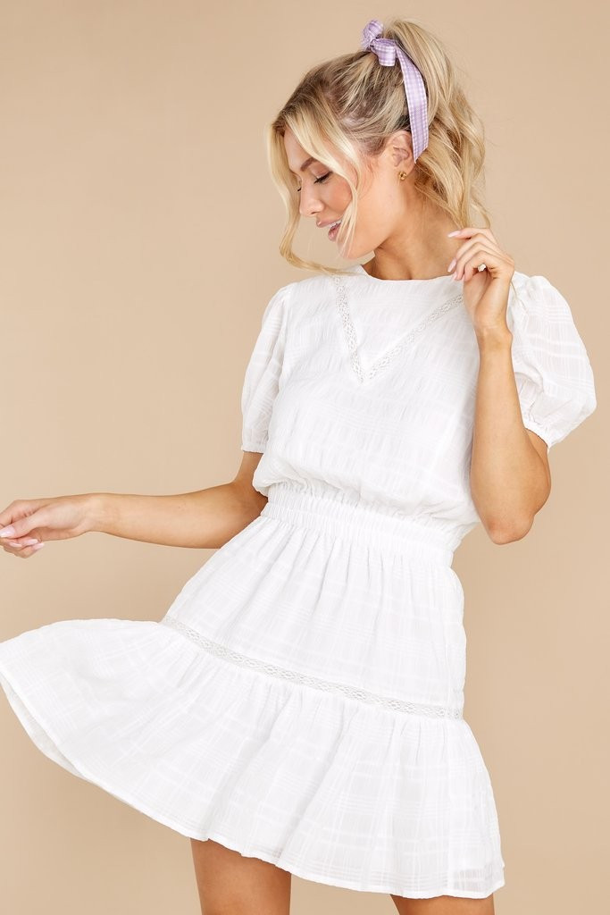 Untangle My Heart White Dress | Red Dress 