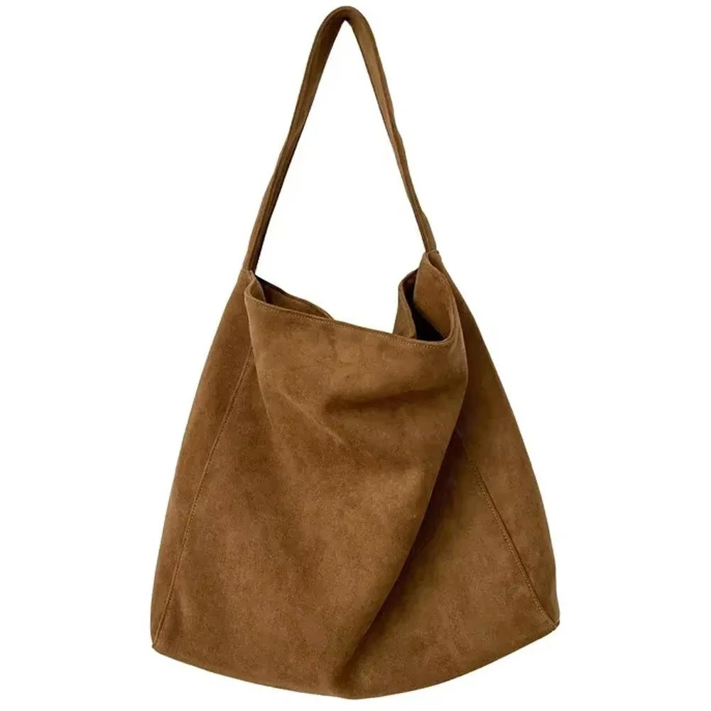 Pkhoxwe Suede Cross Body Bag for Women Suede Bag Tote Bag Fashion Hobo Bag Slouchy Shoulder Bag S... | Walmart (US)