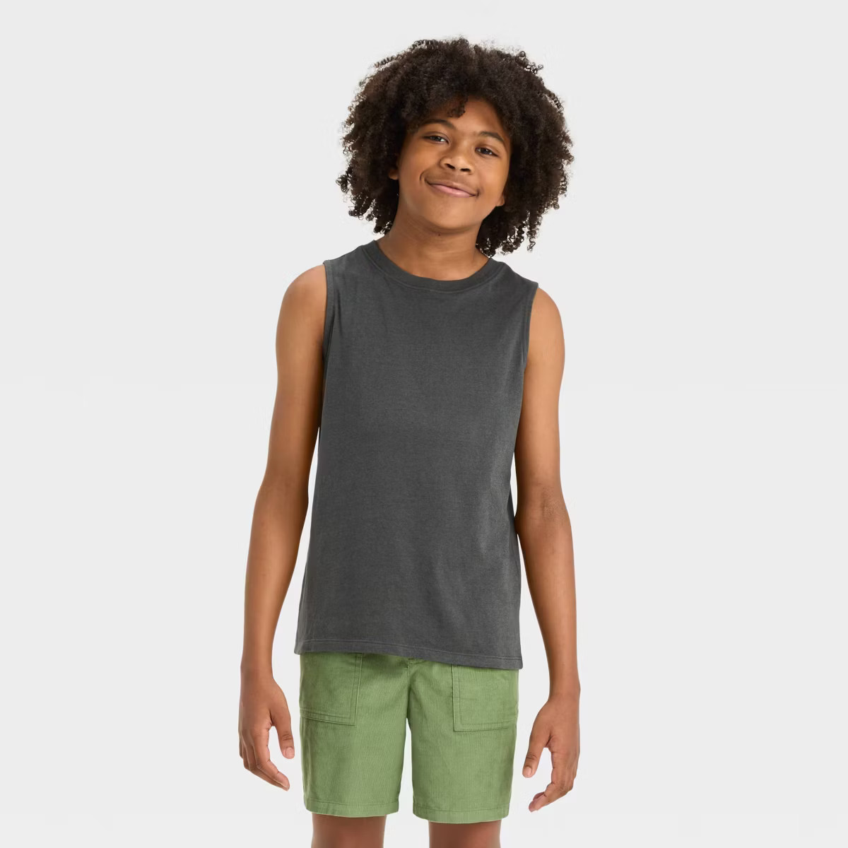 Boys' Washed Muscle Tank Top - Cat & Jack™ | Target