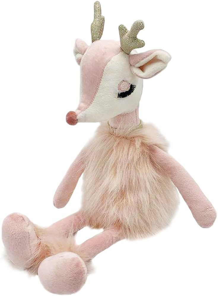MON AMI Freija The Pink Reindeer Stuffed Animal Doll – 17”, Deer Plush Toy, Use as Toy or Roo... | Amazon (US)