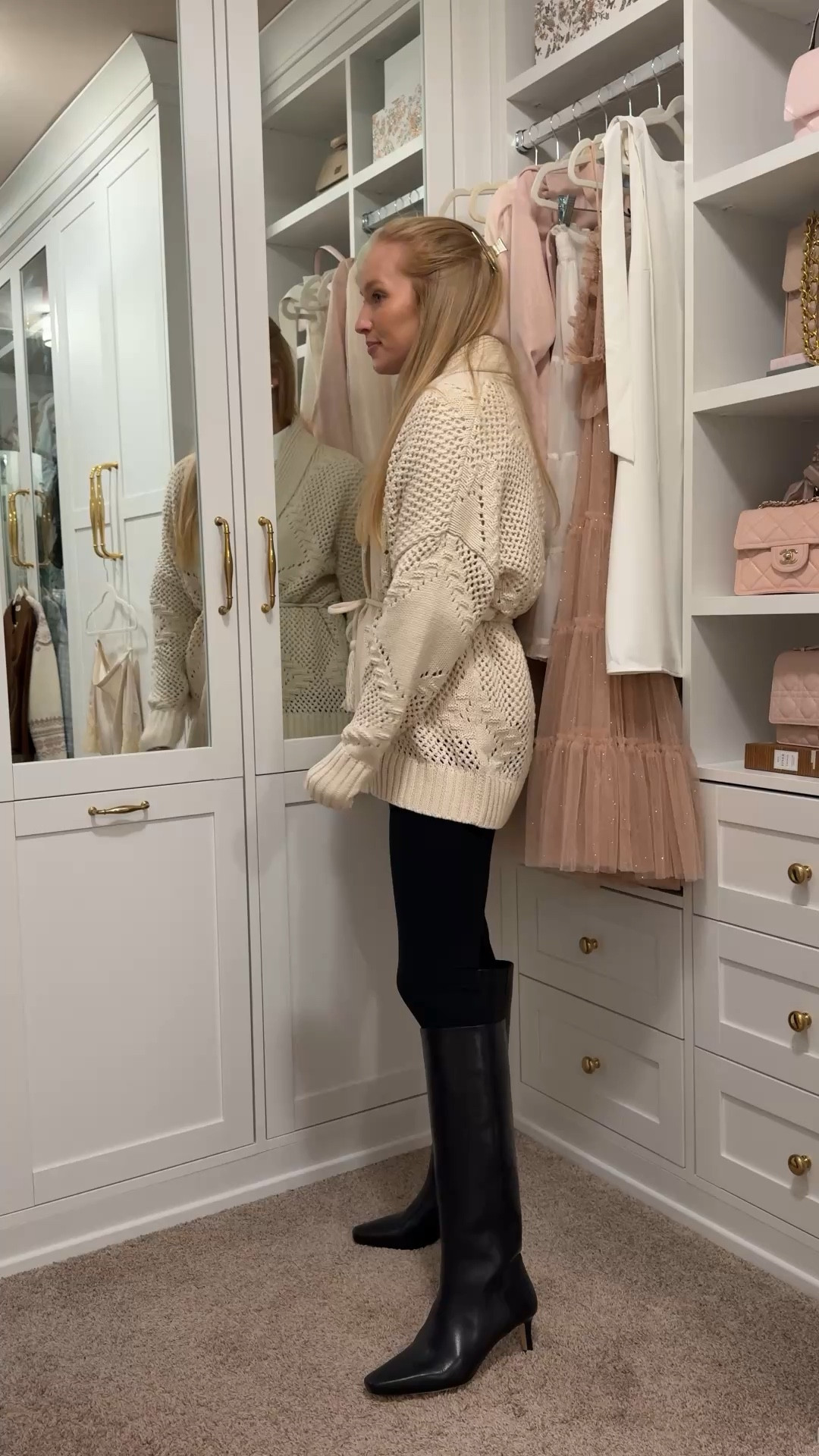 Love this cozy wrap sweater! It comes in a few color options. I’m wearing a size small! Currently on sale for cyber week 25% off + get an extra 15% off with code CYBERAF 

#LTKootd #LTKCyberWeek #LTKSaleAlert