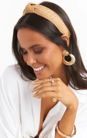 Delta Rattan Headband ~ Natural | Show Me Your Mumu