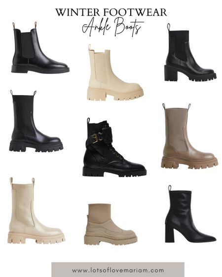 I have gathered over 30 winter footwear for ladies over on my blog lotsoflovemariam.com 🤍 these are 4 types of winter footwear every woman should own! Knee high boots, ankle boots (combat boots and Chelsea boots), wellington boots and neutral trainers 🤍

#LTKeurope #LTKshoecrush #LTKSeasonal