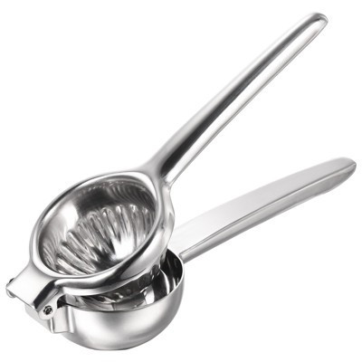 Unique Bargains Stainless Steel Lemon Citrus Manual Hand Squeezer  with Non-Slip Grip Handle Silver | Target