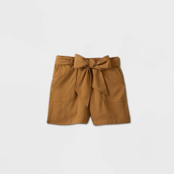 Women's Mid-Rise Tie Waist Shorts - A New Day™ | Target
