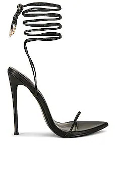 FEMME LA Luce Minimale Heel in Black from Revolve.com | Revolve Clothing (Global)