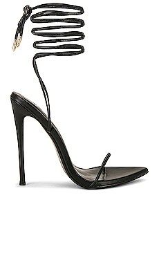 FEMME LA Luce Minimale Heel in Black from Revolve.com | Revolve Clothing (Global)
