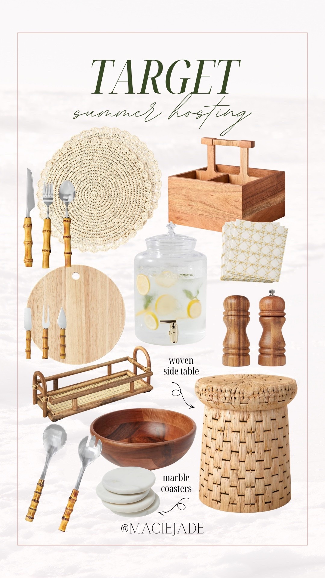 Summer hosting finds from Target ☀️🎯  

Target find, target finds, target home, target outdoor hosting essentials, target serveware, summer serveware

#LTKSeasonal #LTKHome