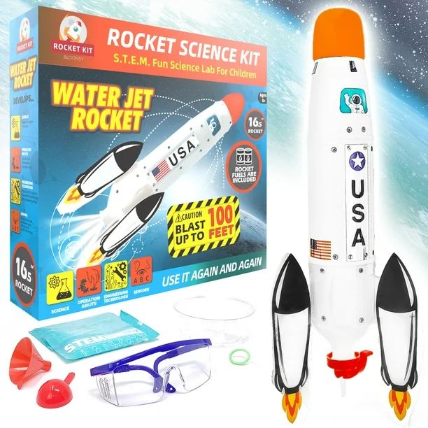 Water Rocket Kit for Kids, Toy Rocket Launcher, Best STEM Toy Science Set Gift for 8 9 10 11 12 Y... | Walmart (US)