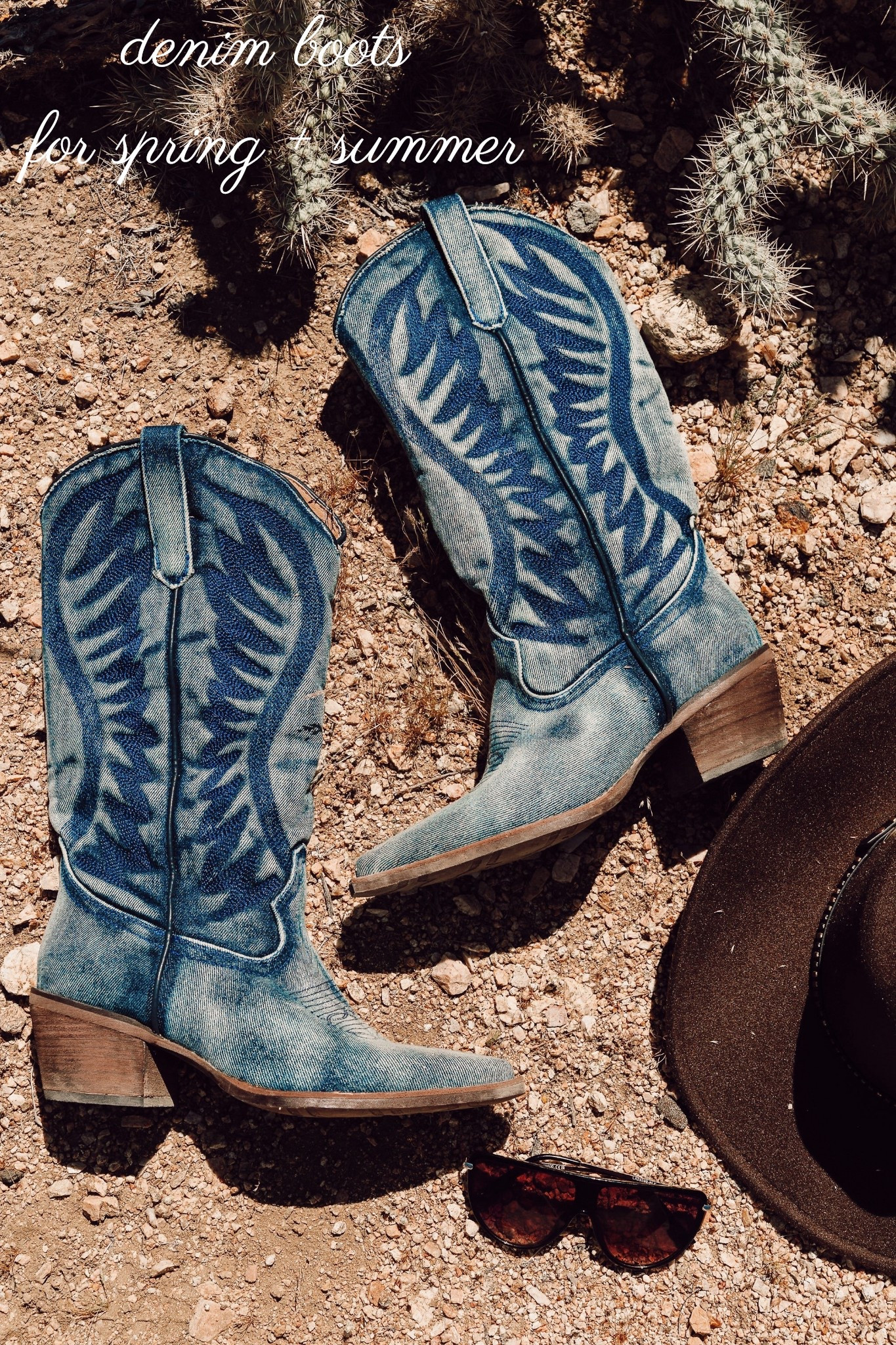 Loving these denim boots from @böhme - dupes for my tecovas for half the price! Perfect for a festival! 

#LTKU #LTKFestival