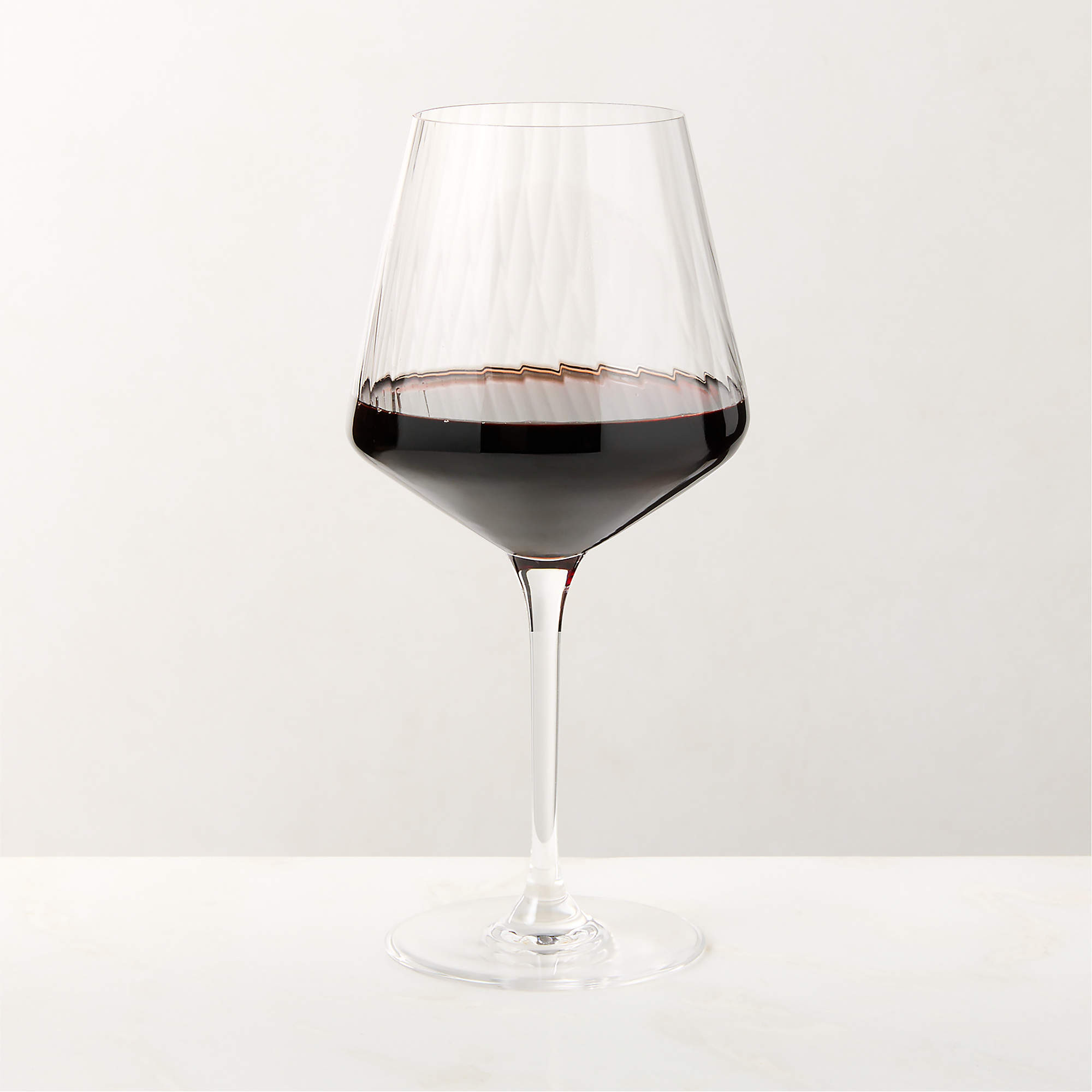 Stella Optic Red Wine Glass + Reviews | CB2 | CB2