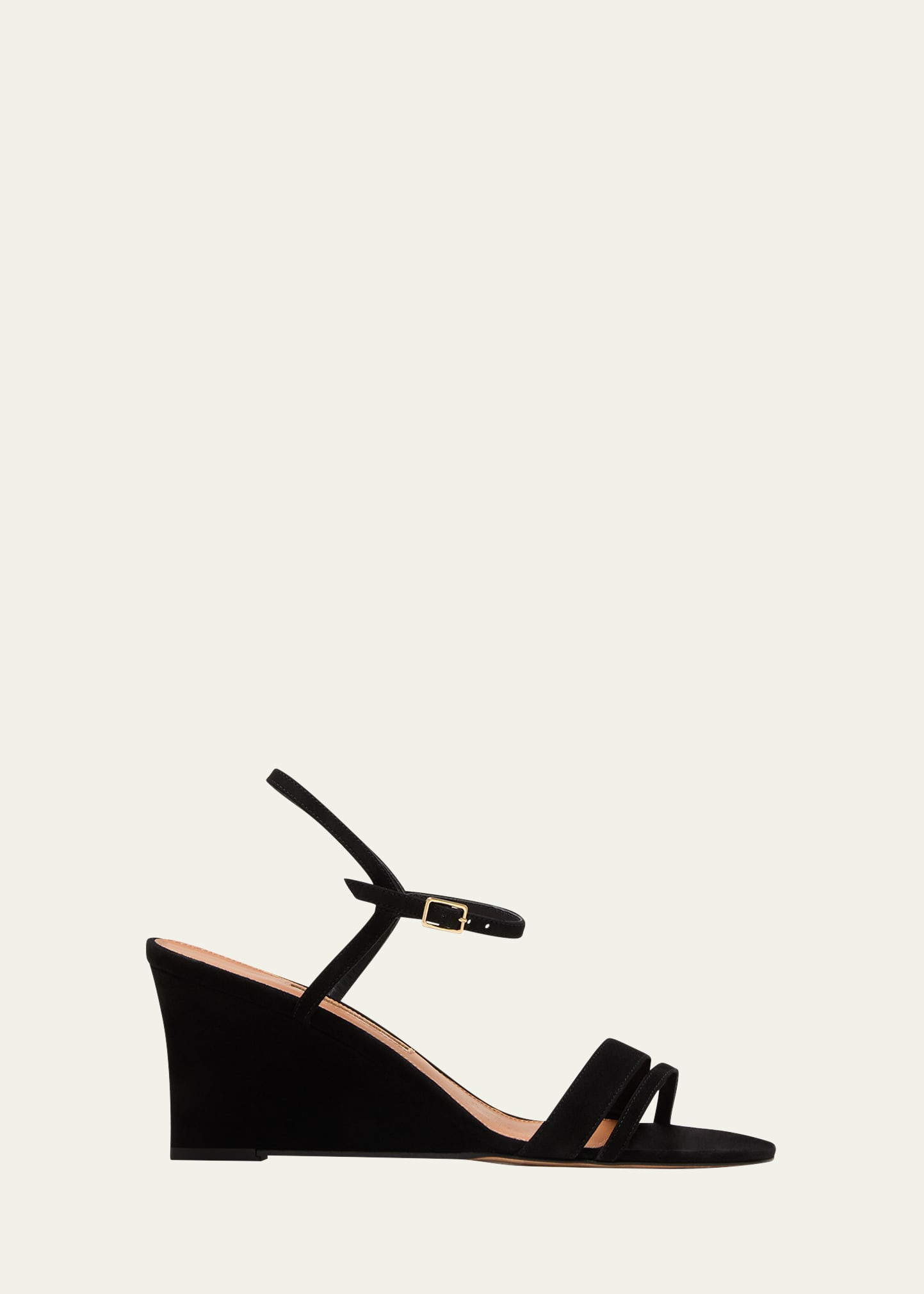 Emme Parsons Suede and Leather Wedge Sandals | Bergdorf Goodman