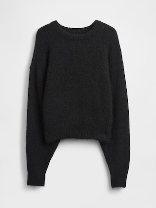 Fuzzy Oversized Crewneck Sweater | Gap (US)