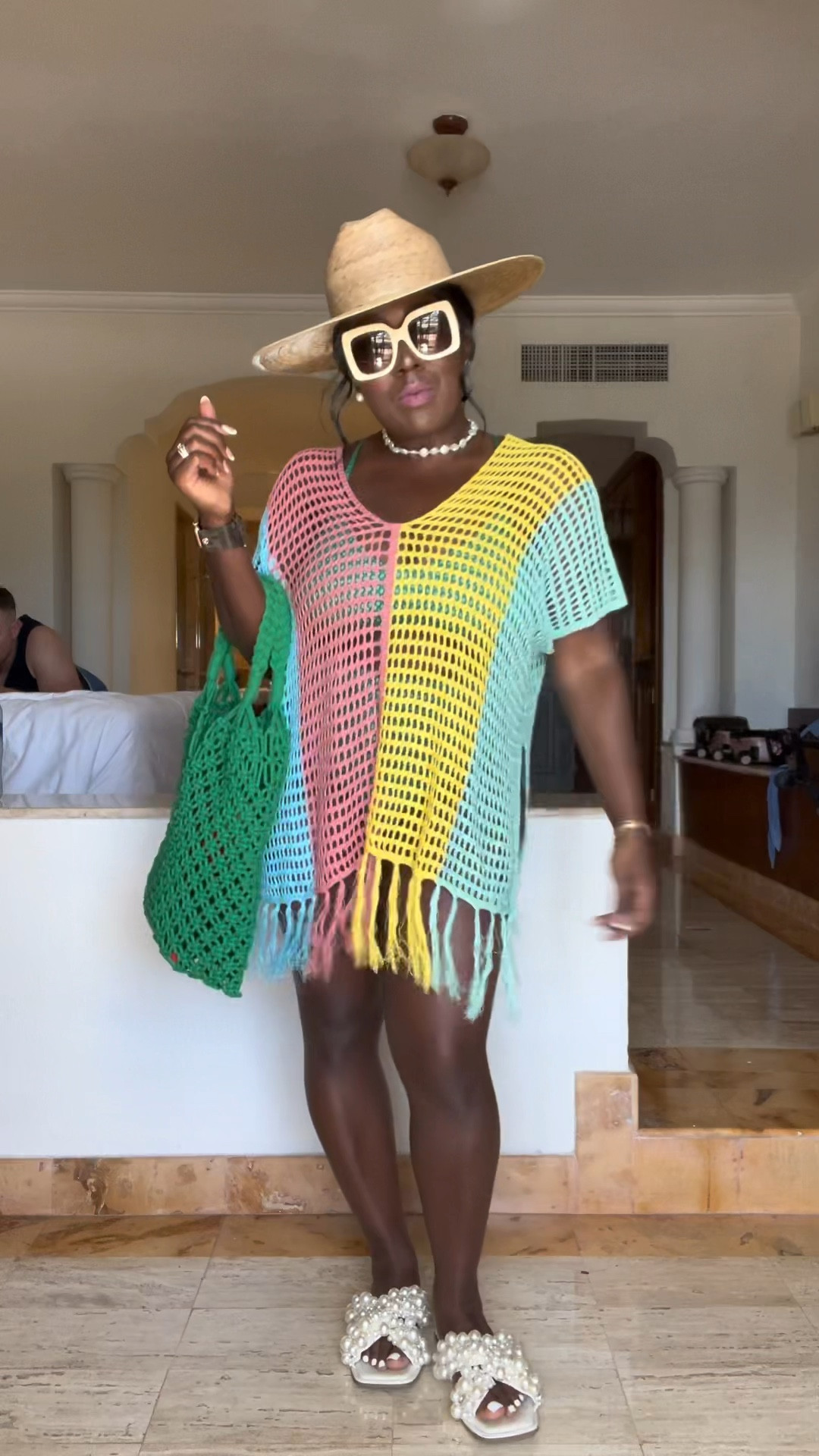 I can’t believe we’re already getting into swimsuit season!! Found this adorable set and coverup from Cupshe! Styled it with pearl sandals, Free People sunglasses, J.Crew tote bag and some pearl jewelry!!

#LTKVideo #LTKstyletip #LTKtravel