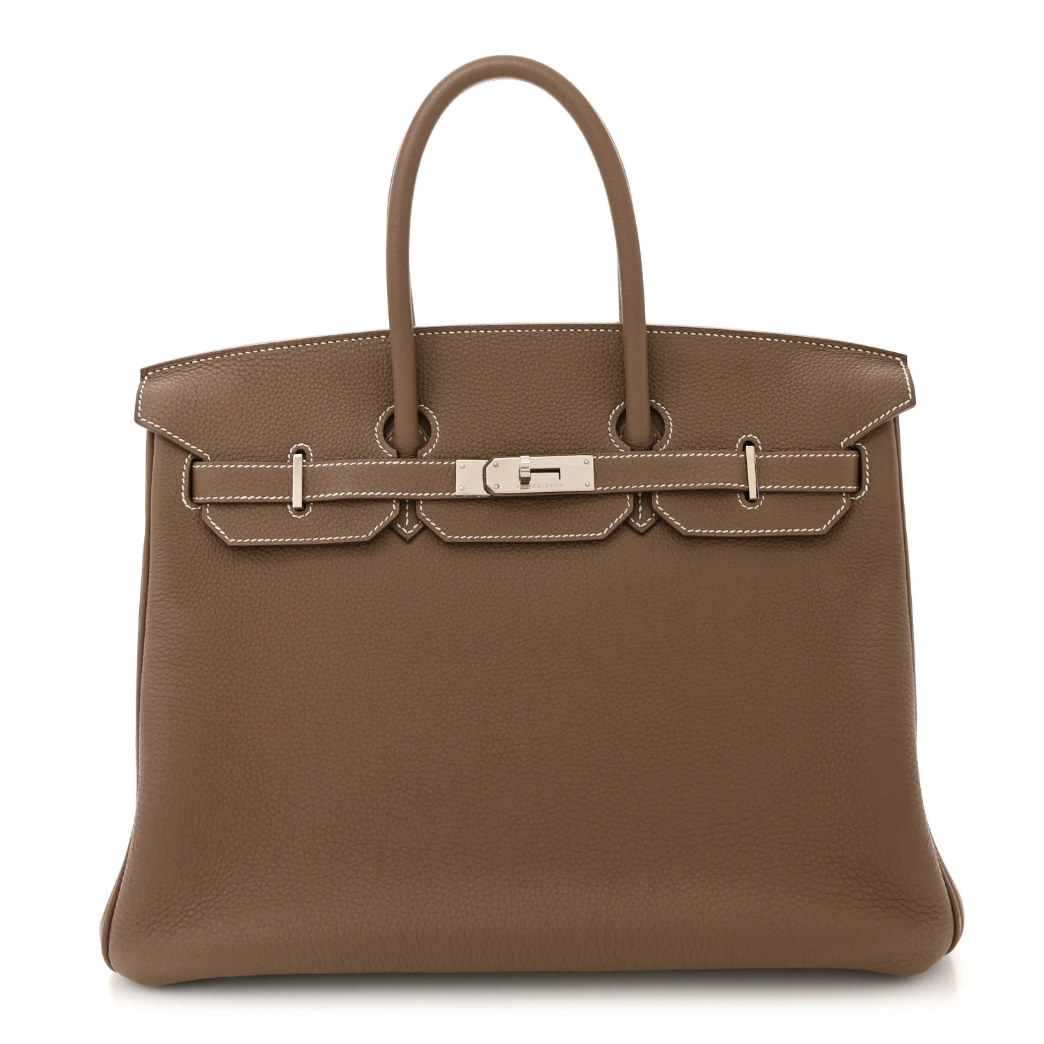 Togo Birkin 35 Etoupe | FASHIONPHILE (US)