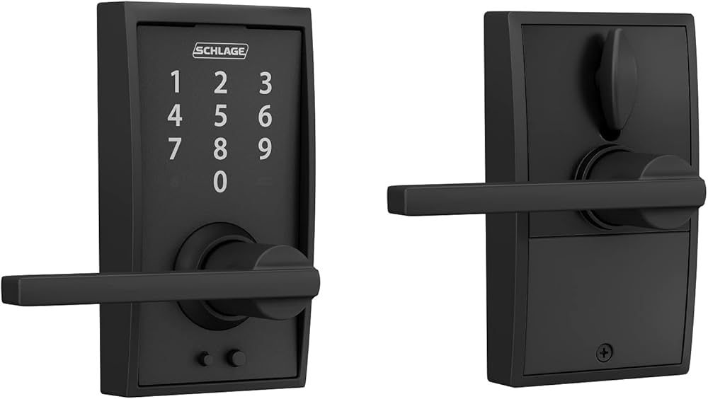 Schlage FE695 CEN 622 LAT Touch Century Lock with Latitude Lever, Electronic Keyless Entry Lock, ... | Amazon (US)