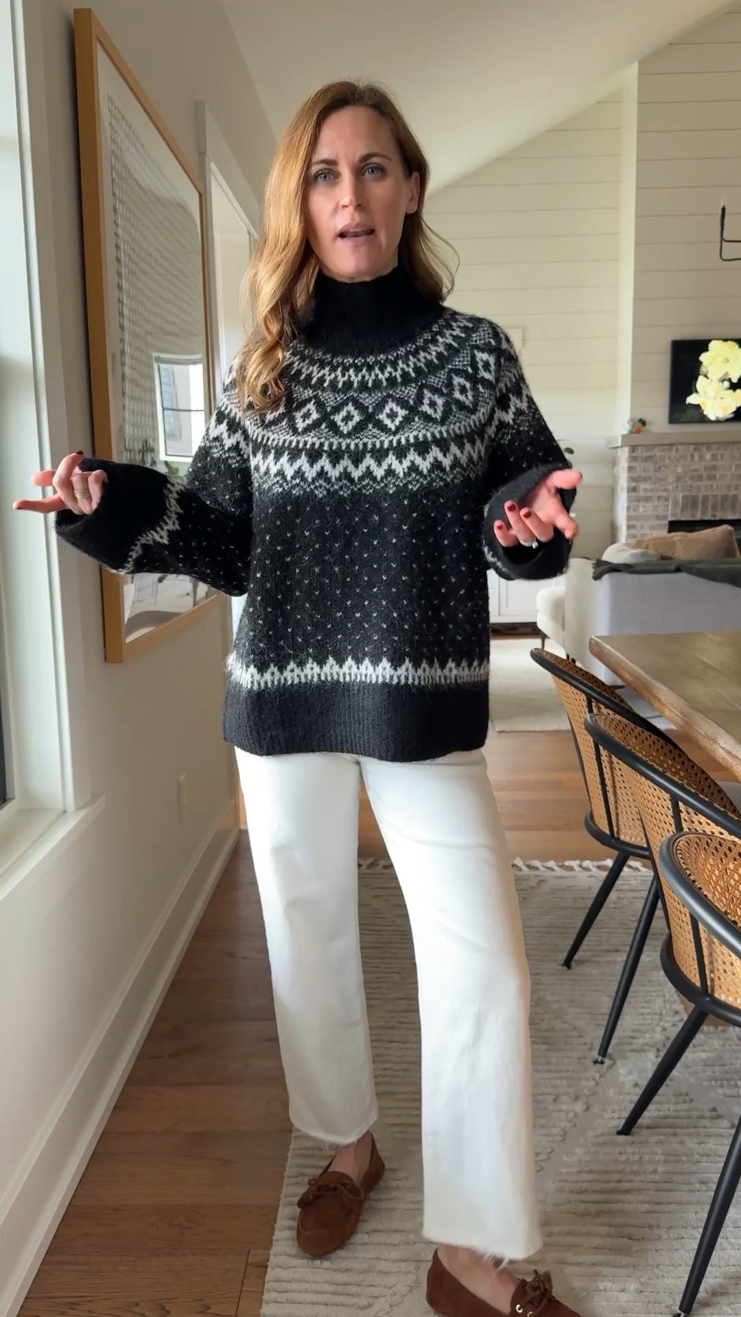 Sweater size XS
Jeans size 25

#LTKSeasonal #LTKOver40 #LTKStyleTip