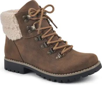 Pathfield Knit Collar Lace-Up Boot | Nordstrom Rack