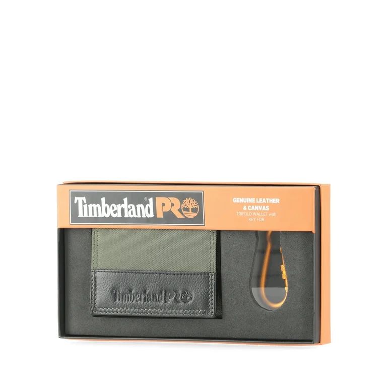 Timberland Pro Canvas Trifold RFID Wallet Giftset with Carabiner | Walmart (US)