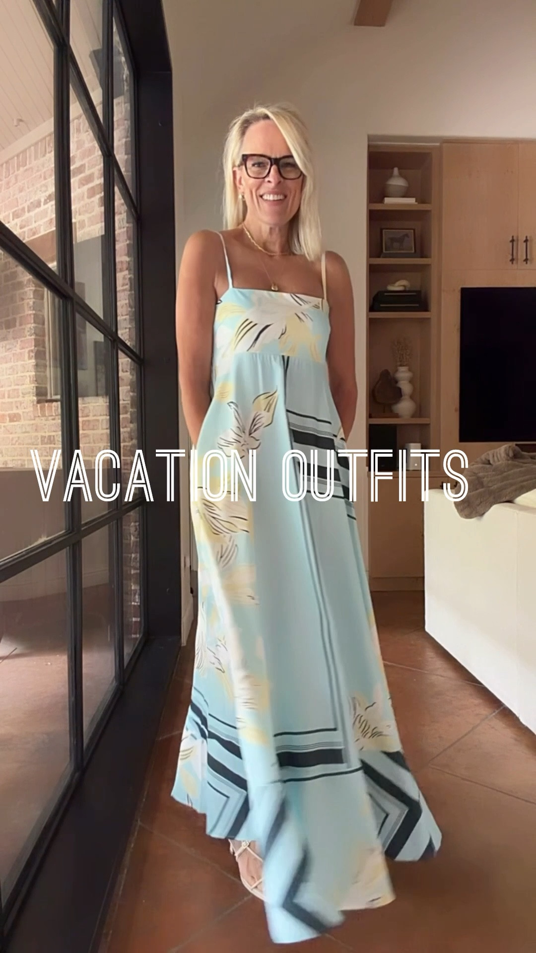 Vacation outfits /vacation dress / resort wear / linen pants 
Beach vacation outfit 

All fit true to size 
Many in sale 

The tan linen pants come in 3 length options 

#LTKTravel #LTKOver40 #LTKSaleAlert