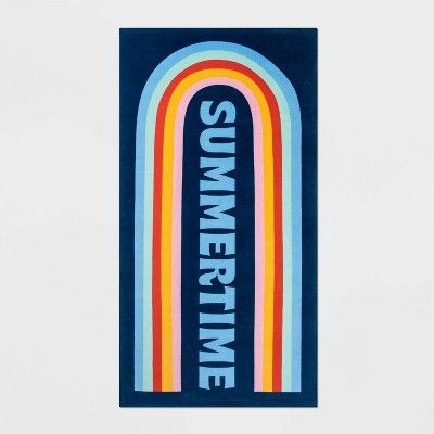 Summertime Beach Towel - Sun Squad™ | Target