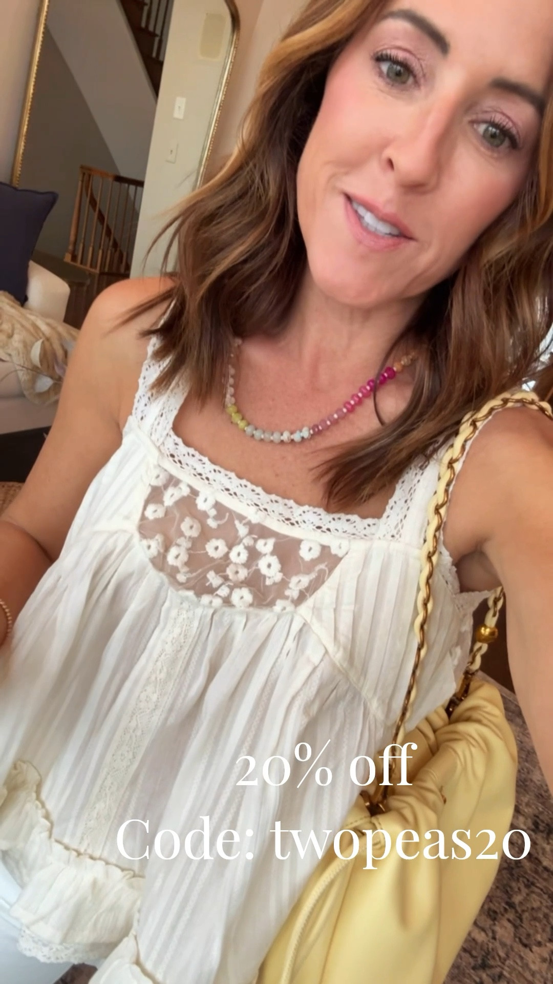 Girly, light & flowy. All white look. 
XS blouse. Jeans tts, regular 
20% off code: twopeas20
@Anthropologie #anthropartner

#LTKOver40 #LTKSeasonal #LTKSaleAlert