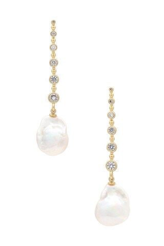 Diamond Baroque Drop Earring
                    
                    SHASHI | Revolve Clothing (Global)