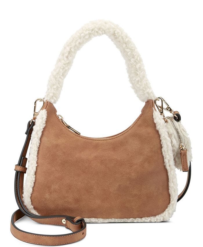 INC International Concepts Zaree Faux Fur Shoulder Bag, Created for Macy's & Reviews - Handbags &... | Macys (US)