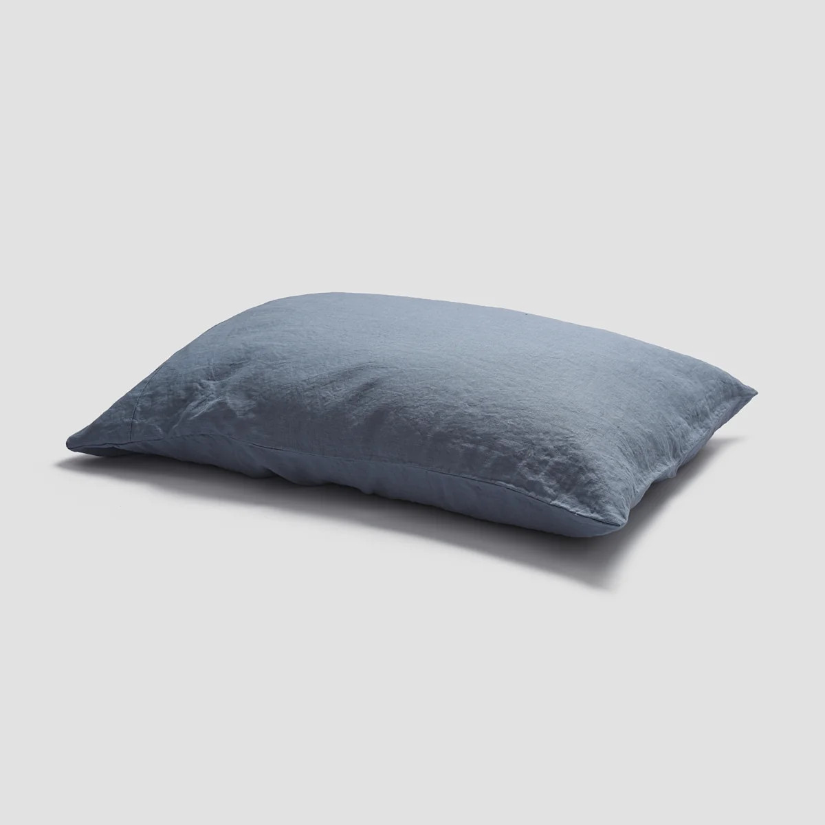 Dusk Blue 100% Linen Pillowcases (Pair) | Piglet