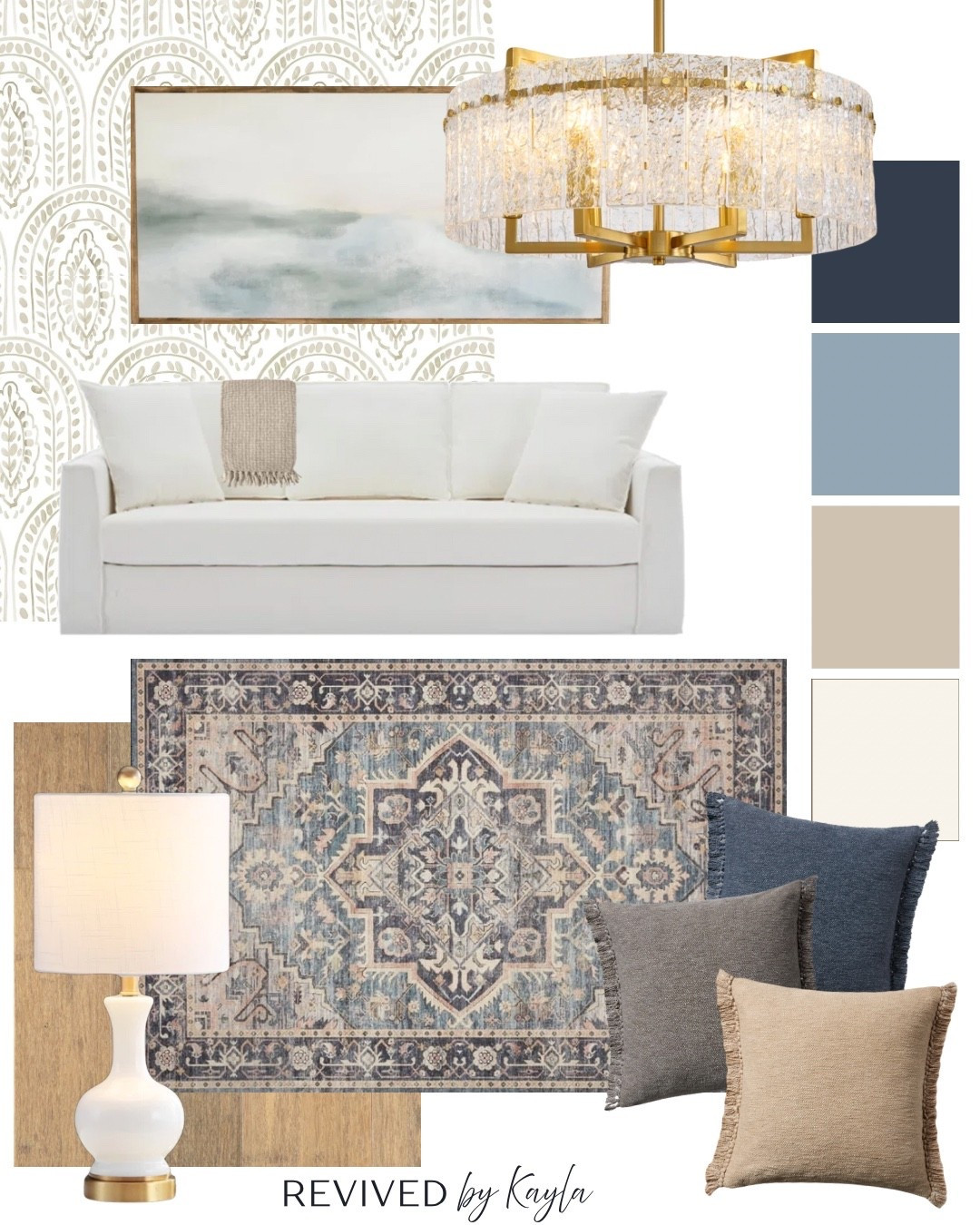 Neutral beige and white living room decor inspiration and color palette, with touches of blue and gold accents ✨

#homedecor #livingroom #homedesign #homeinspo #inspiration #home #colorpalette living room design, neutral modern, coastal traditional, navy blue 



#LTKFindsUnder50 #LTKFindsUnder100 #LTKHome