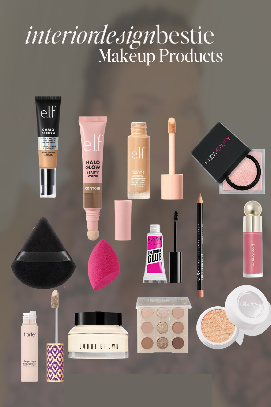 My everyday makeup products!